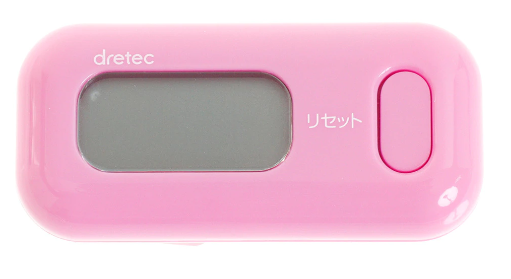 魅力の クレファー CREPHA 歩数計 消費カロリー 表示 3Dセンサー式 ストラップ 付き ピンク TS-P008-PK