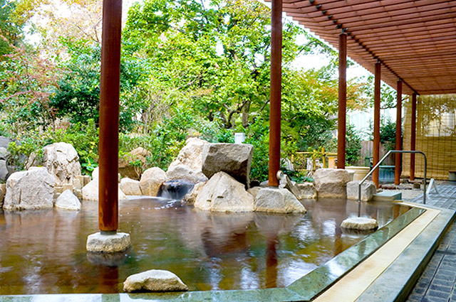 バーデと天然温泉 豊島園 庭の湯の露天風呂