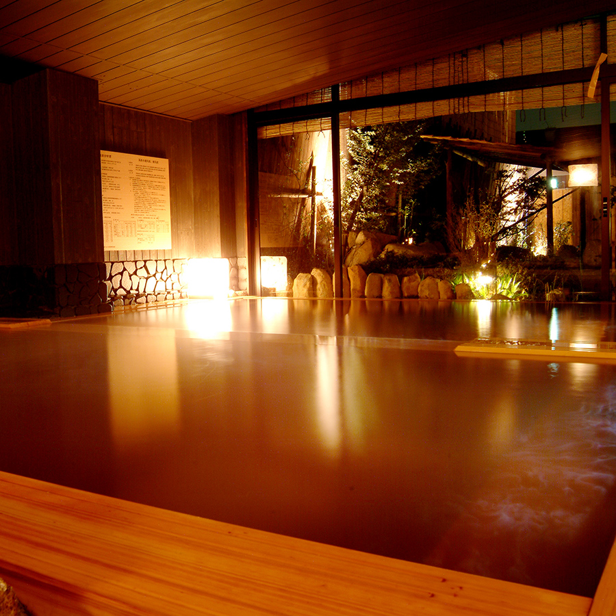 大谷田温泉 明神の湯の温浴風景